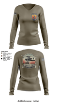 A/2135th GSAB “SMUGGLERS” 66831514 Women's Long Sleeve V-neck Shirt -1 114