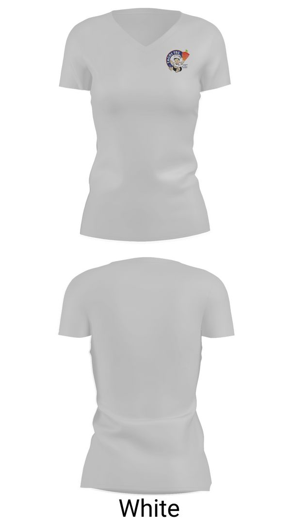 Womens Short Sleeve Vneck Shirt, Tacos tec, , Teamtime, Team time, sublimation, custom sports apparel, team uniforms, spirit wear, spiritwear, sports uniforms, custom shirts, team store, custom team store, fundraiser sports, apparel fundraiser