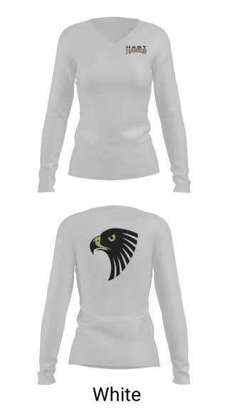 Women's Long Sleeve Vneck Shirt, Hammond Academy Of Science & Tech Baseball, Baseball, Teamtime, Team time, sublimation, custom sports apparel, team uniforms, spirit wear, spiritwear, sports uniforms, custom shirts, team store, custom team store, fundraiser sports, apparel fundraiser