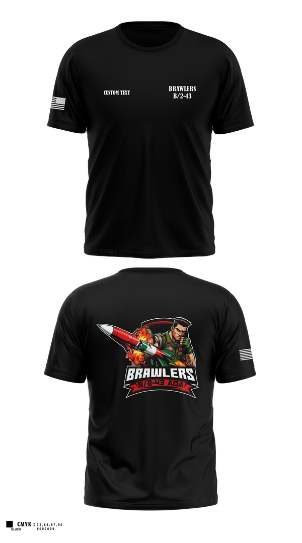 Short Sleeve Performance Shirt, Brawlers, Army, Teamtime, Team time, sublimation, custom sports apparel, team uniforms, spirit wear, spiritwear, sports uniforms, custom shirts, team store, custom team store, fundraiser sports, apparel fundraiser
