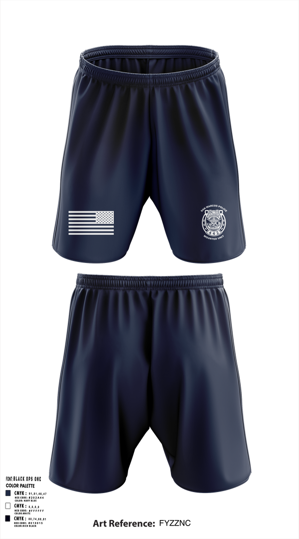 Athletic Shorts With Pockets, San Marcos Police Mounted Unit, , Teamtime, Team time, sublimation, custom sports apparel, team uniforms, spirit wear, spiritwear, sports uniforms, custom shirts, team store, custom team store, fundraiser sports, apparel fundraiser