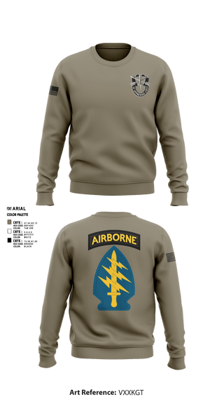 Crew Neck Sweatshirt, 20th group, Army, Teamtime, Team time, sublimation, custom sports apparel, team uniforms, spirit wear, spiritwear, sports uniforms, custom shirts, team store, custom team store, fundraiser sports, apparel fundraiser