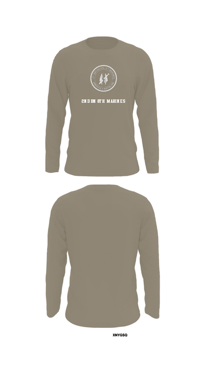 2nd bn 8th Marines 22362545 Long Sleeve Performance Shirt - 72