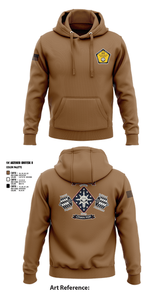 Hoodie, Chaos Co, H2F, National Guard, Teamtime, Team time, sublimation, custom sports apparel, team uniforms, spirit wear, spiritwear, sports uniforms, custom shirts, team store, custom team store, fundraiser sports, apparel fundraiser
