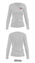 Yakima Valley College Volleyball 59541208 Women's Long Sleeve V-neck Shirt - 16