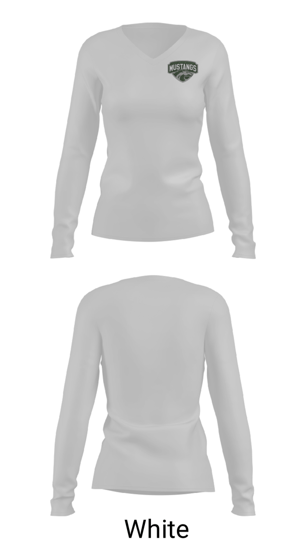 Womens Long Sleeve Vneck Shirt, Lehigh Christian Academy High School Basketball, Men's Basketball, Teamtime, Team time, sublimation, custom sports apparel, team uniforms, spirit wear, spiritwear, sports uniforms, custom shirts, team store, custom team store, fundraiser sports, apparel fundraiser