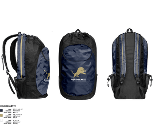 Gear Bag, Pope John XXIII Regional High School Basketball, Men's Basketball, Teamtime, Team time, sublimation, custom sports apparel, team uniforms, spirit wear, spiritwear, sports uniforms, custom shirts, team store, custom team store, fundraiser sports, apparel fundraiser