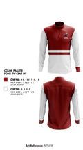 Cobden High School Basketball 93415192 Quarter Zip Jacket - 1