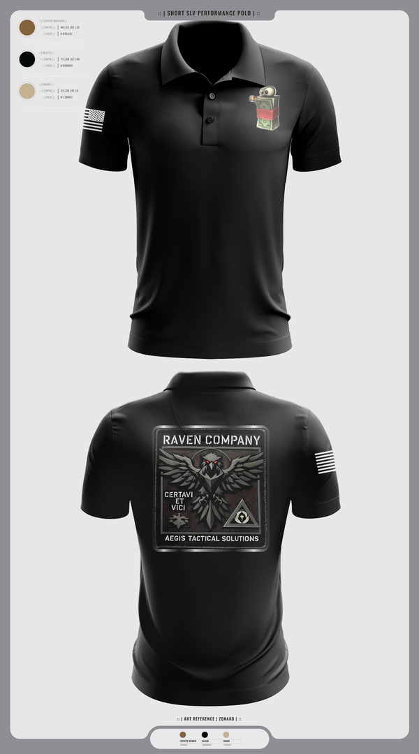 Short Sleeve Performance Polo, RAVEN, , Teamtime, Team time, sublimation, custom sports apparel, team uniforms, spirit wear, spiritwear, sports uniforms, custom shirts, team store, custom team store, fundraiser sports, apparel fundraiser