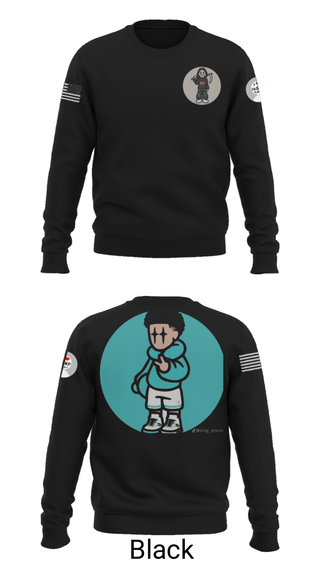 Crew Neck Sweatshirt, T-Rex’s, Men's Basketball, Teamtime, Team time, sublimation, custom sports apparel, team uniforms, spirit wear, spiritwear, sports uniforms, custom shirts, team store, custom team store, fundraiser sports, apparel fundraiser