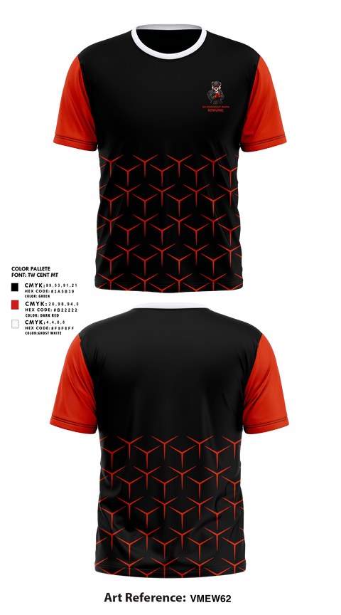 Short Sleeve Performance Shirt, Da Knockout Mafia, Bowling, Teamtime, Team time, sublimation, custom sports apparel, team uniforms, spirit wear, spiritwear, sports uniforms, custom shirts, team store, custom team store, fundraiser sports, apparel fundraiser