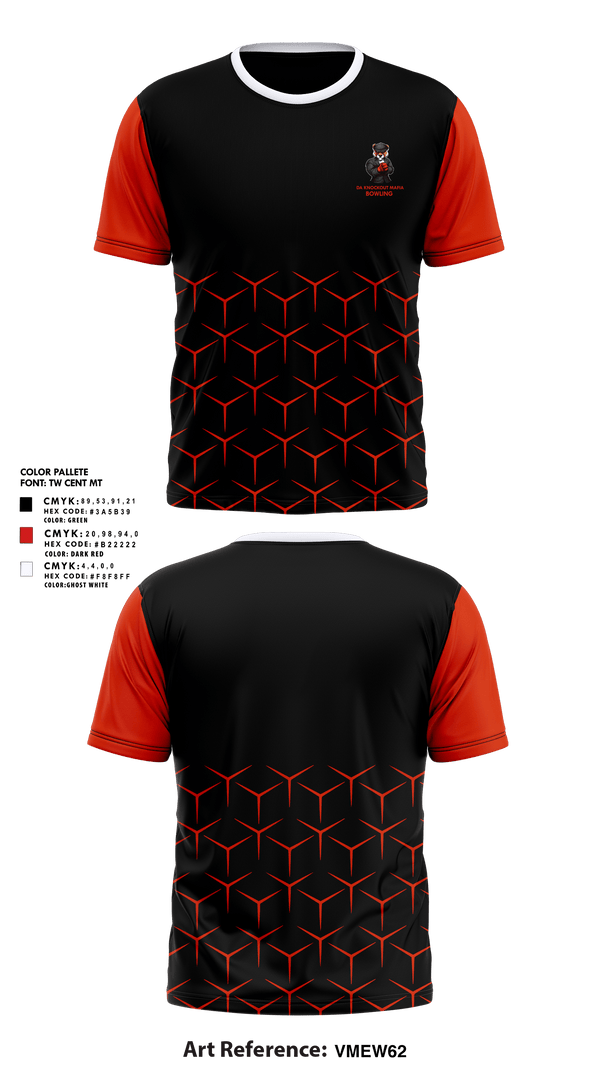 Short Sleeve Performance Shirt, Da Knockout Mafia, Bowling, Teamtime, Team time, sublimation, custom sports apparel, team uniforms, spirit wear, spiritwear, sports uniforms, custom shirts, team store, custom team store, fundraiser sports, apparel fundraiser