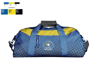 Duffle Bag, Spartans, Women's Volleyball, Teamtime, Team time, sublimation, custom sports apparel, team uniforms, spirit wear, spiritwear, sports uniforms, custom shirts, team store, custom team store, fundraiser sports, apparel fundraiser