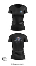 Malevolent Mouse Productions 94468884 Women's Short Sleeve V-neck Shirt - 106