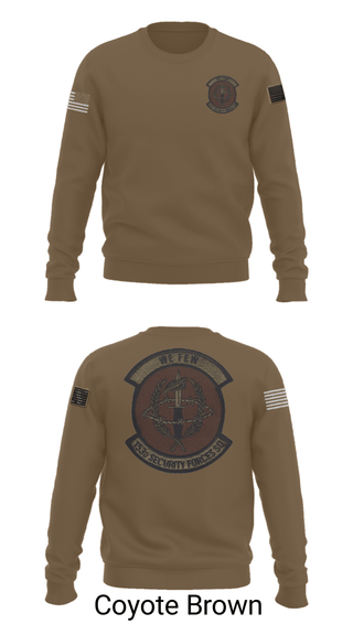 Crew Neck Sweatshirt, 153 SFS, Air Force, Teamtime, Team time, sublimation, custom sports apparel, team uniforms, spirit wear, spiritwear, sports uniforms, custom shirts, team store, custom team store, fundraiser sports, apparel fundraiser