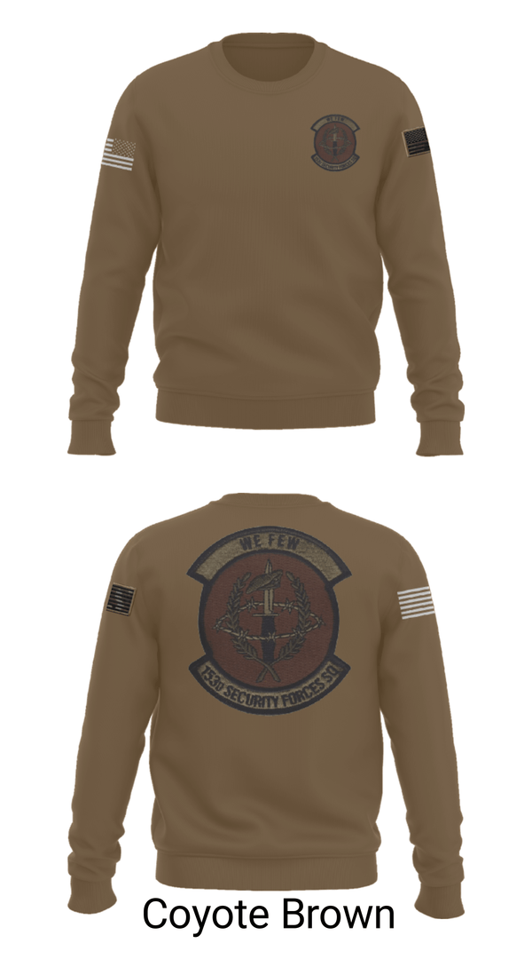 Crew Neck Sweatshirt, 153 SFS, Air Force, Teamtime, Team time, sublimation, custom sports apparel, team uniforms, spirit wear, spiritwear, sports uniforms, custom shirts, team store, custom team store, fundraiser sports, apparel fundraiser