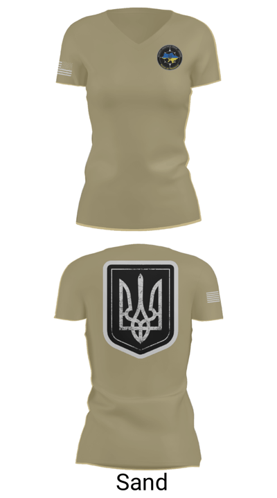 173rd Airborne 38025716 Women's Short Sleeve V-neck Shirt - 88