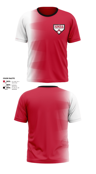 Nanaimo Minor Baseball Association 56381131 Short Sleeve Performance Shirt - 1