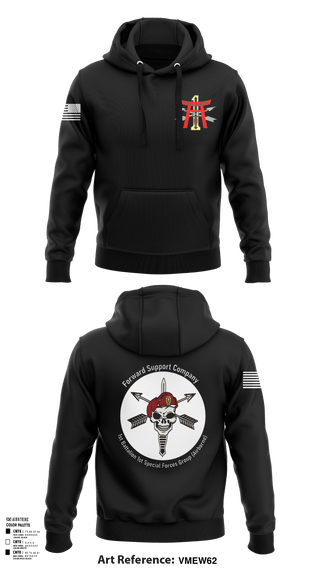 Hoodie, FSC 1-1SFG, Army, Teamtime, Team time, sublimation, custom sports apparel, team uniforms, spirit wear, spiritwear, sports uniforms, custom shirts, team store, custom team store, fundraiser sports, apparel fundraiser