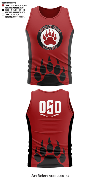 West Oso High School Cheer 34126065 Tank Top - 41
