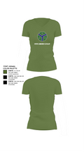 278th Armored Cavalry 65599627 Women's Short Sleeve V-neck Shirt - 44