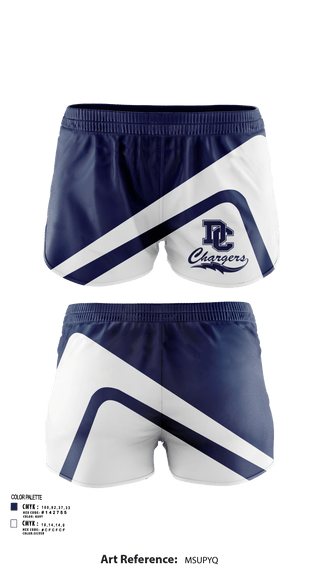 Womens Shorts, Dassel-Cokato Middle School, Spirit Store, Teamtime, Team time, sublimation, custom sports apparel, team uniforms, spirit wear, spiritwear, sports uniforms, custom shirts, team store, custom team store, fundraiser sports, apparel fundraiser