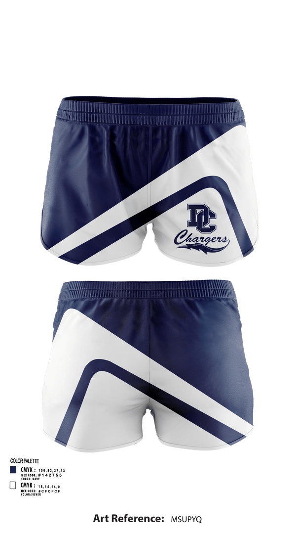 Womens Shorts, Dassel-Cokato Middle School, Spirit Store, Teamtime, Team time, sublimation, custom sports apparel, team uniforms, spirit wear, spiritwear, sports uniforms, custom shirts, team store, custom team store, fundraiser sports, apparel fundraiser
