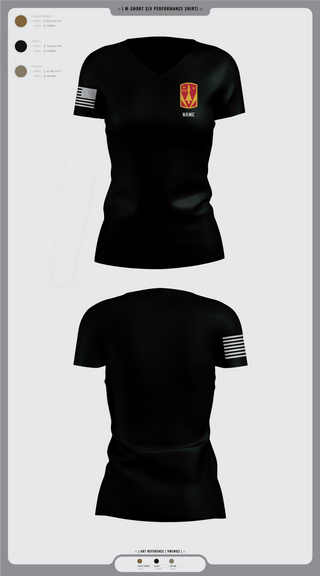 Womens Short Sleeve Vneck Shirt, 31st Air Defense Artillery Brigade, Army, Teamtime, Team time, sublimation, custom sports apparel, team uniforms, spirit wear, spiritwear, sports uniforms, custom shirts, team store, custom team store, fundraiser sports, apparel fundraiser
