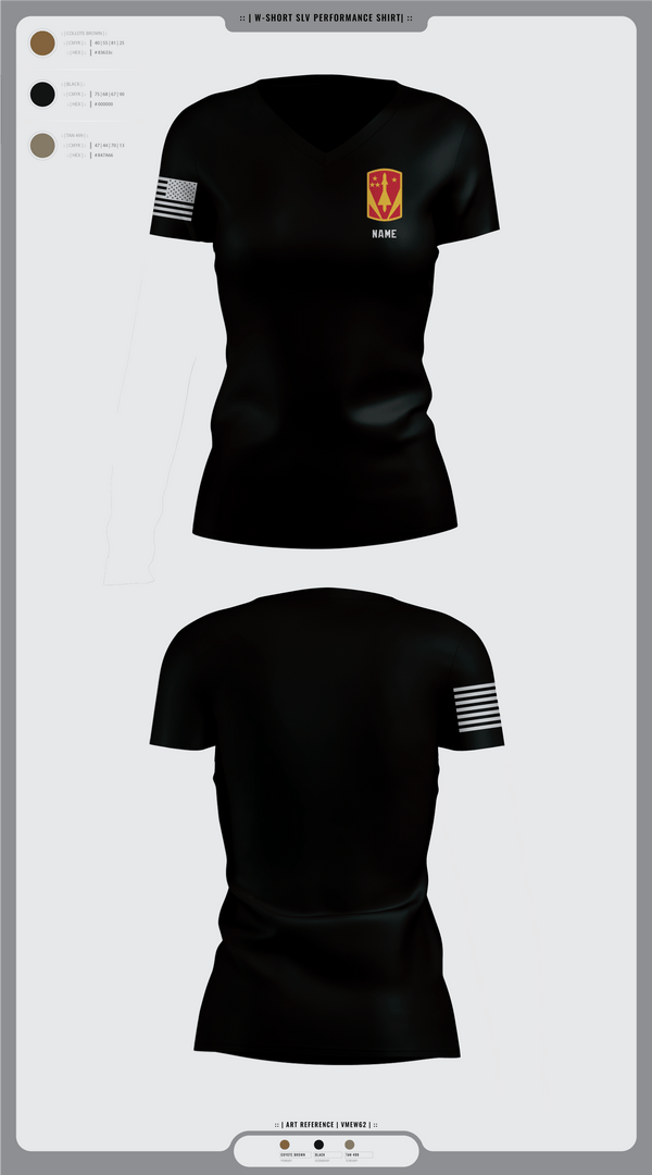 Womens Short Sleeve Vneck Shirt, 31st Air Defense Artillery Brigade, Army, Teamtime, Team time, sublimation, custom sports apparel, team uniforms, spirit wear, spiritwear, sports uniforms, custom shirts, team store, custom team store, fundraiser sports, apparel fundraiser
