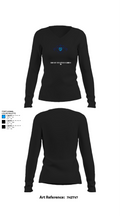 Cainhoy Athletic Breakers 09 82656455 Women's Long Sleeve V-neck Shirt - 34