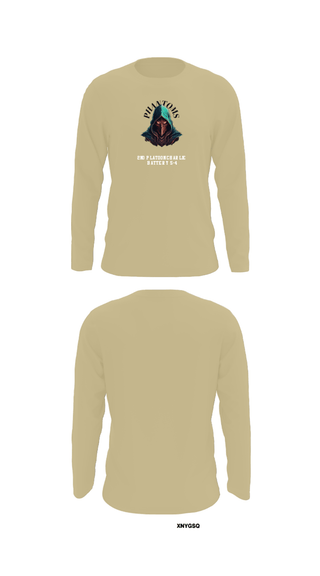 Long Sleeve Performance Shirt, 2nd Platoon Charlie Battery 5-4, Army, Teamtime, Team time, sublimation, custom sports apparel, team uniforms, spirit wear, spiritwear, sports uniforms, custom shirts, team store, custom team store, fundraiser sports, apparel fundraiser