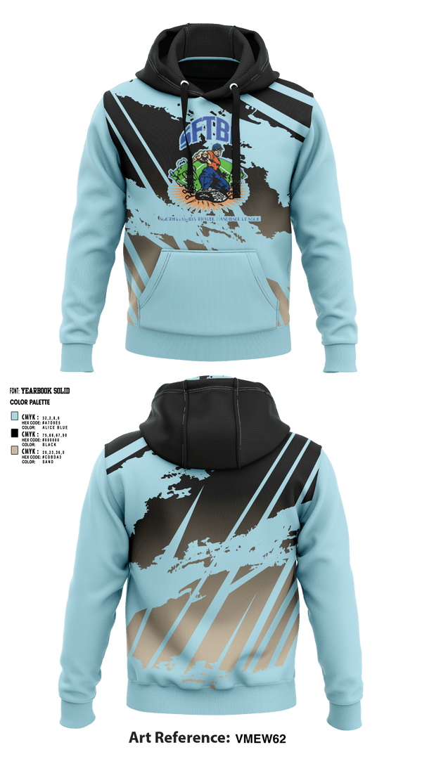 Hoodie, SOUTH FLORIDA TRAVEL BASEBALL LEAGUE, Baseball, Teamtime, Team time, sublimation, custom sports apparel, team uniforms, spirit wear, spiritwear, sports uniforms, custom shirts, team store, custom team store, fundraiser sports, apparel fundraiser