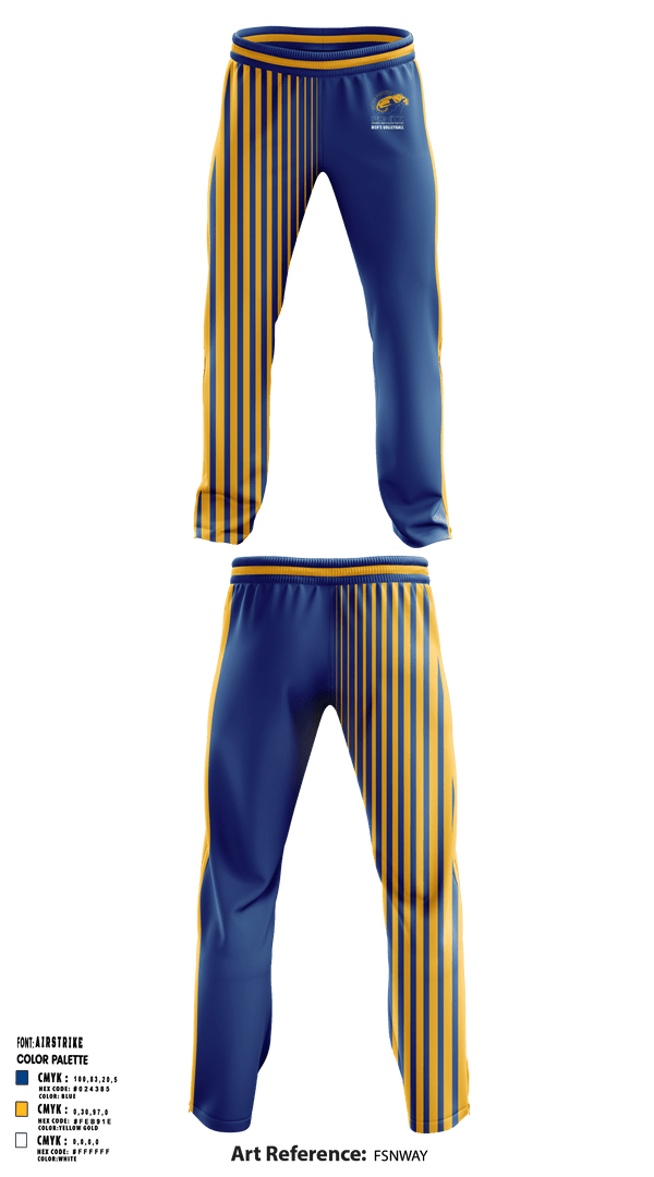 Sweatpants, David H Ponitz Career Technology Center Volleyball, Men's Volleyball, Teamtime, Team time, sublimation, custom sports apparel, team uniforms, spirit wear, spiritwear, sports uniforms, custom shirts, team store, custom team store, fundraiser sports, apparel fundraiser
