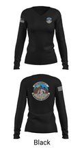 Detachment 1, 3rd Combat Weather Sqd 68533105 Women's Long Sleeve V-neck Shirt -1 37