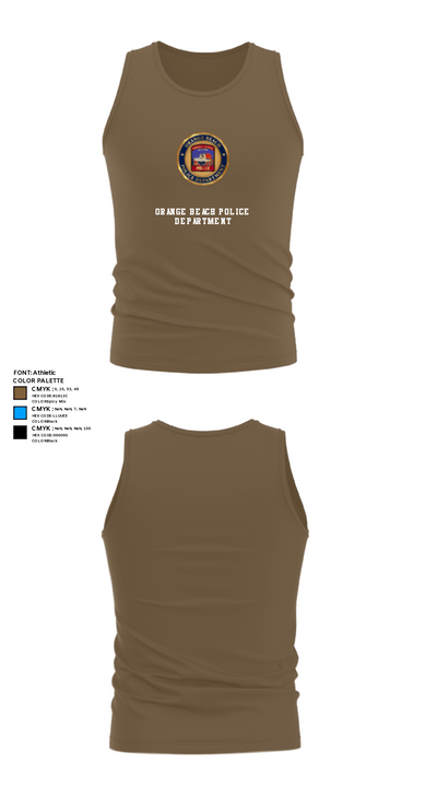 Orange Beach Police Department 96340992 Tank Top - 18