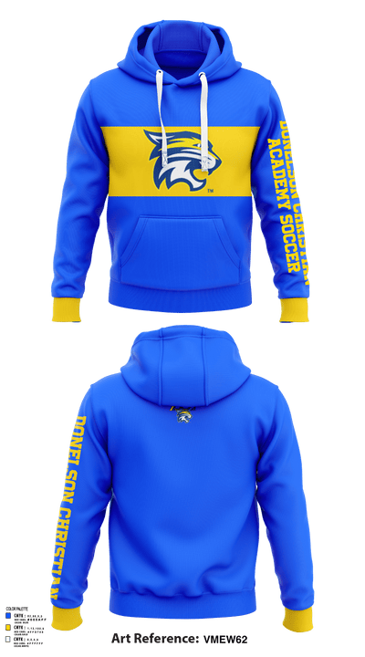Donelson Christian Academy Soccer 52053561 Hoodie - 123