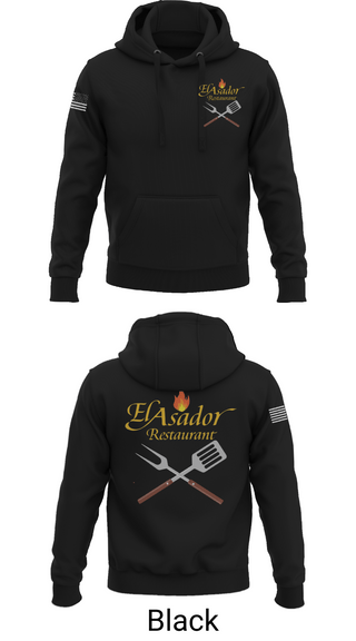 Hoodie, El Asador Restaurant, , Teamtime, Team time, sublimation, custom sports apparel, team uniforms, spirit wear, spiritwear, sports uniforms, custom shirts, team store, custom team store, fundraiser sports, apparel fundraiser