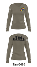 42ND Infantry Division 74550068 Women's Long Sleeve V-neck Shirt - 77