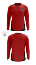 White Shield High School Wrestling 94078383 Long Sleeve Performance Shirt 1