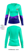 BeTuBe Studios 46230723 Women's Long Sleeve V-neck Shirt - 1