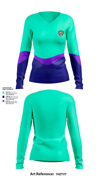 Womens Long Sleeve Vneck Shirt, BeTuBe Studios, , Teamtime, Team time, sublimation, custom sports apparel, team uniforms, spirit wear, spiritwear, sports uniforms, custom shirts, team store, custom team store, fundraiser sports, apparel fundraiser
