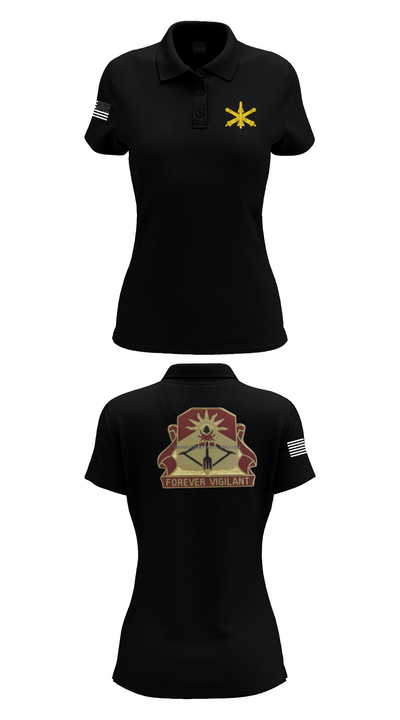 BTRY-B 1/188th 96332158 Women's Short Sleeve Performance Polo  - 33