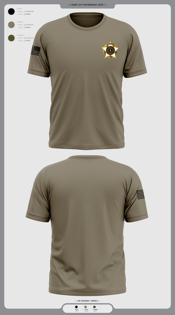 Short Sleeve Performance Shirt, Deputy Cleveland, Police, Teamtime, Team time, sublimation, custom sports apparel, team uniforms, spirit wear, spiritwear, sports uniforms, custom shirts, team store, custom team store, fundraiser sports, apparel fundraiser