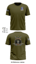 1-77 AR A Co. 43528824 Short Sleeve Performance Shirt - 104