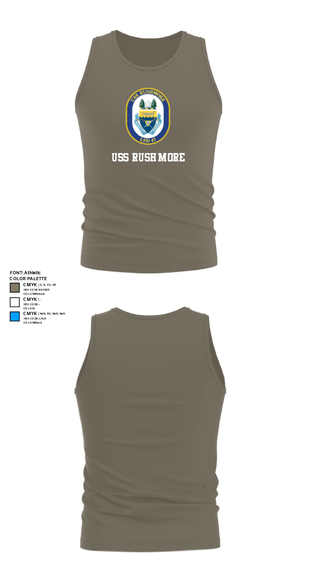 Tank Top, USS RUSHMORE, Navy, Teamtime, Team time, sublimation, custom sports apparel, team uniforms, spirit wear, spiritwear, sports uniforms, custom shirts, team store, custom team store, fundraiser sports, apparel fundraiser