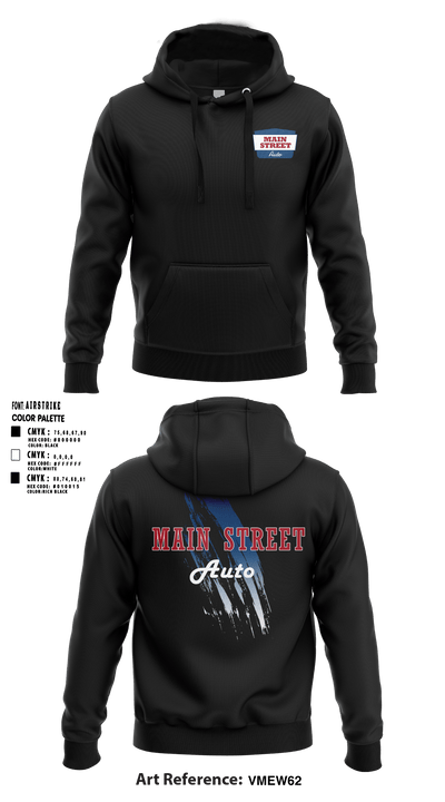 Main Street Automotive 782066 Hoodie - 1