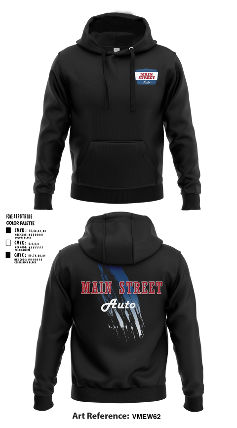 Hoodie, Main Street Automotive, , Teamtime, Team time, sublimation, custom sports apparel, team uniforms, spirit wear, spiritwear, sports uniforms, custom shirts, team store, custom team store, fundraiser sports, apparel fundraiser