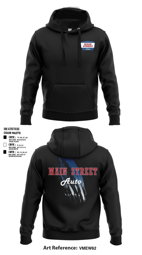 Hoodie, Main Street Automotive, , Teamtime, Team time, sublimation, custom sports apparel, team uniforms, spirit wear, spiritwear, sports uniforms, custom shirts, team store, custom team store, fundraiser sports, apparel fundraiser