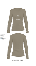 Vitalii 64188372 Women's Long Sleeve V-neck Shirt - 62