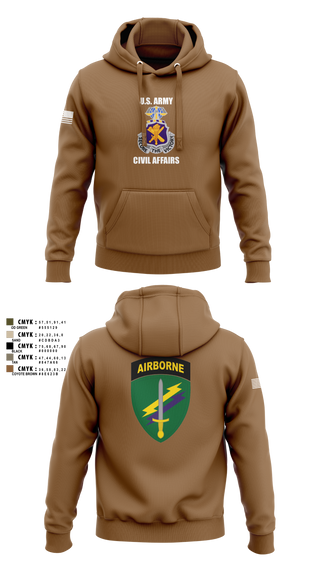 Hoodie, Civil Affairs Schoolhouse, , Teamtime, Team time, sublimation, custom sports apparel, team uniforms, spirit wear, spiritwear, sports uniforms, custom shirts, team store, custom team store, fundraiser sports, apparel fundraiser